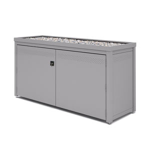 aluminum trash bin enclosure 1