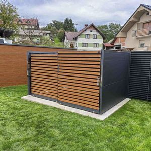 steel bike shelter