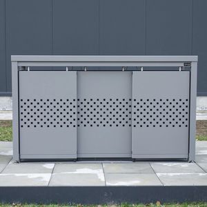 Recycling bin enclosure - StyleOUT® 3x240 TOMO - Dukin d.o.o.