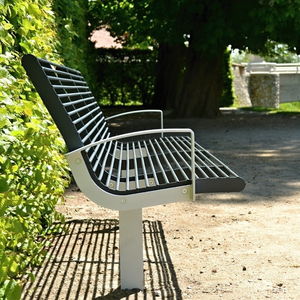 contemporary public bench