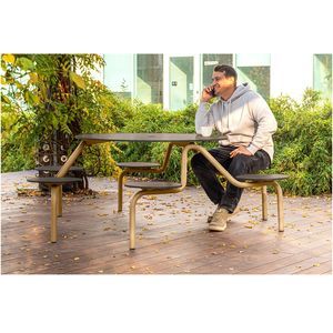 modern picnic table