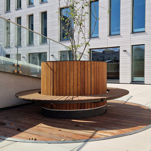 wooden planter