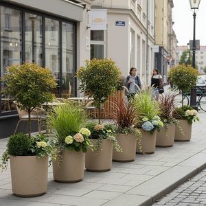 fiber-reinforced concrete planter