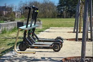 wall-mounted scooter rack