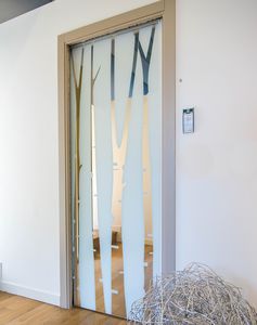 glass door panel