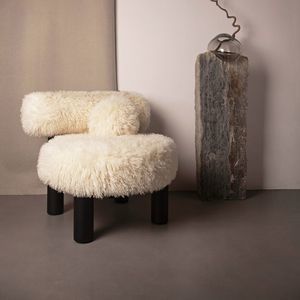 contemporary fireside chair