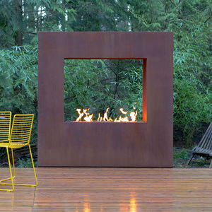 natural gas fireplace