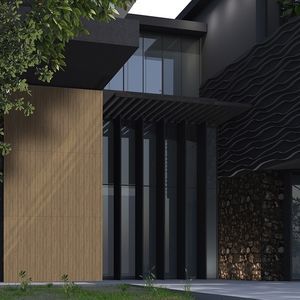 exterior fitting panel