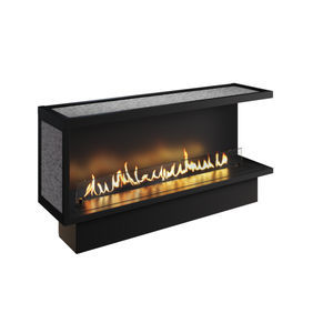 corner fireplace insert