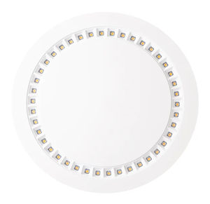 contemporary ceiling light / round / plastic / LED