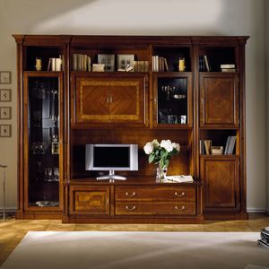 traditional TV wall unit