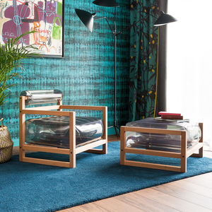 contemporary pouf