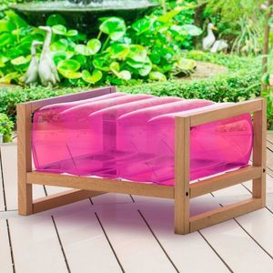 contemporary pouf