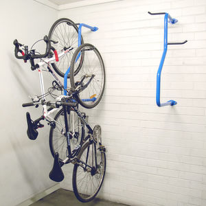 wall-mounted bike rack