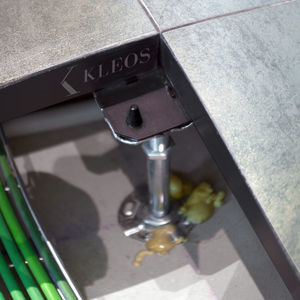 wooden raised access floor