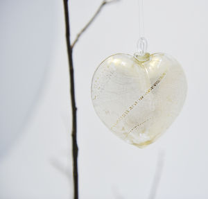 blown glass Christmas tree decoration