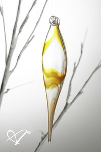 blown glass Christmas tree decoration