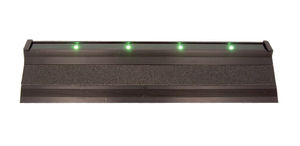 aluminum stair nosing / with LED profile / non-slip