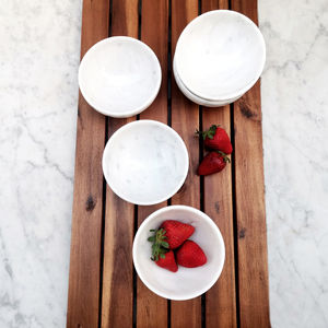 Carrara marble bowl