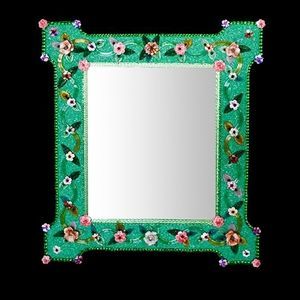 wall-mounted mirror