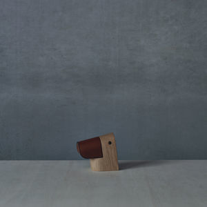 oak bookend