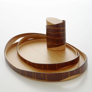 cedar serving tray