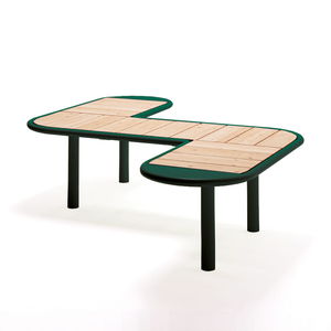 contemporary public bench