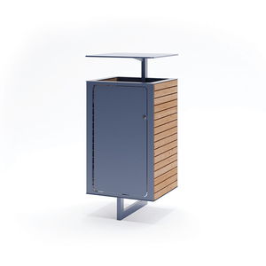 in-ground trash can