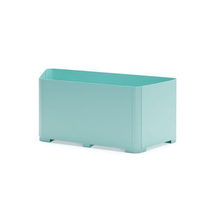 powder-coated steel planter