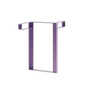 powder-coated steel bike rack
