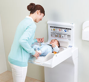 ABS diaper changing station