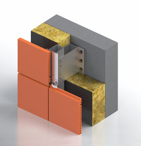 aluminum ventilated facade