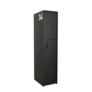 parcel box with post
