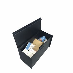 parcel box with post