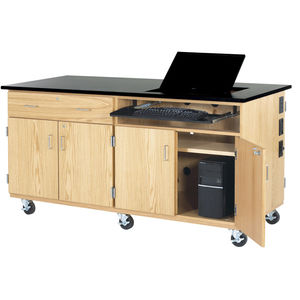 desk on casters
