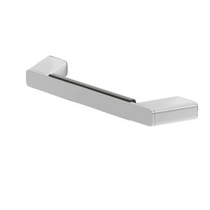 chromed metal grab rail