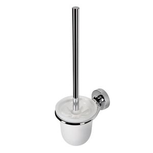 chrome toilet brush holder