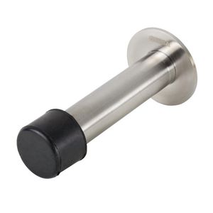 brushed stainless steel door stop 1