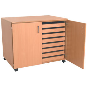 storage cabinet on casters