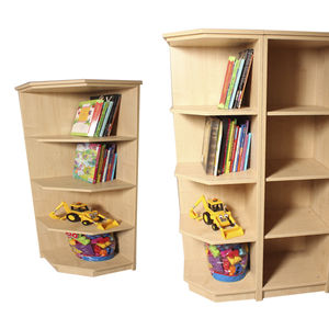 corner bookcase