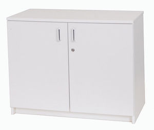 wooden storage locker
