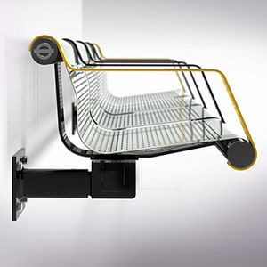 contemporary public bench