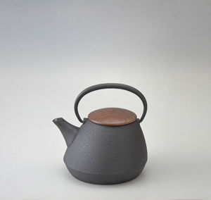 wood teapot