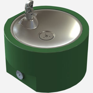 dog drinking fountain 1