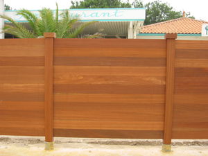 louvered fence