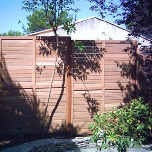 louvered fence