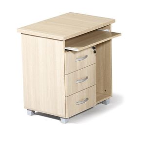 wooden office unit