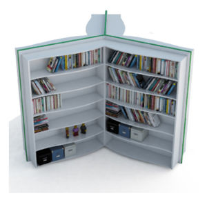 contemporary bookcase