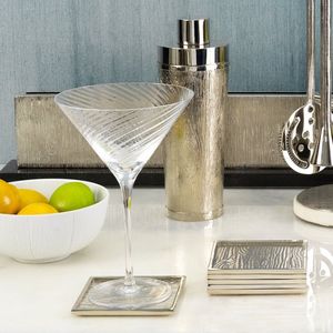 nickel-plated coaster