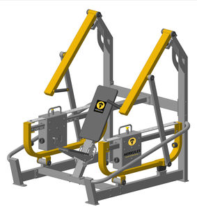 inclined chest press weight training machine